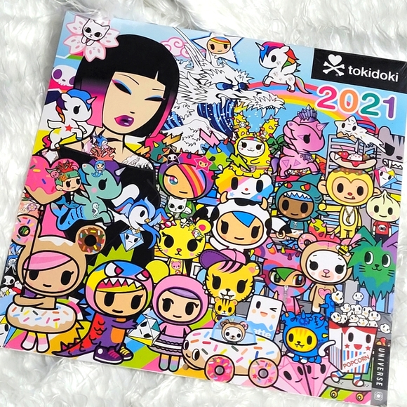 2021 Tokidoki Calendar Sealed and New Anime Colorful - Picture 1 of 11